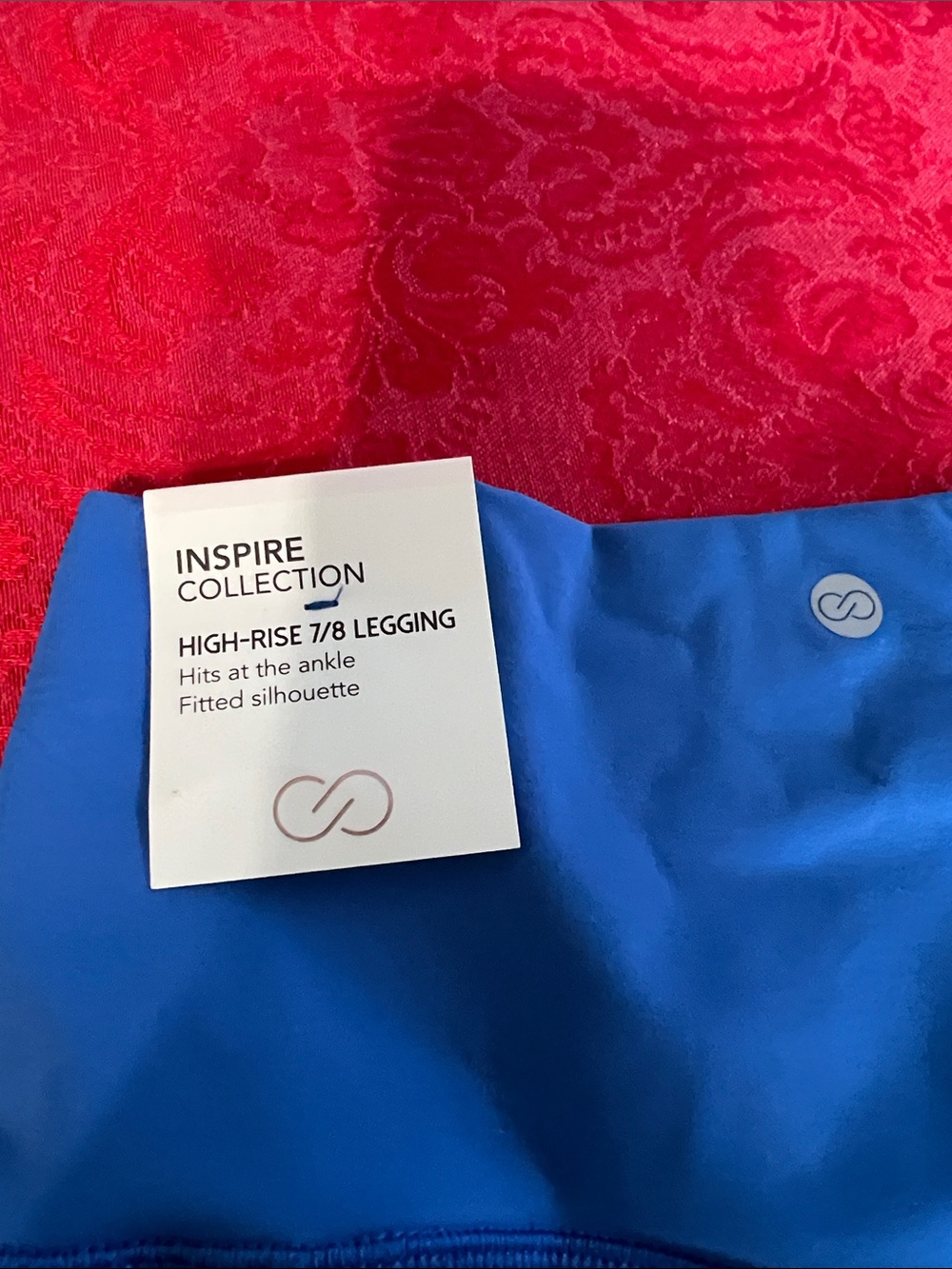 CALIA Inspire High Rise 7/8 Leggings Blue Women's XS NWT - Picture 2 of 8